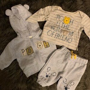 Disney Baby Pooh Bear matching set